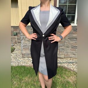 Vintage 80s Short Sleeve Dress (Size 12)